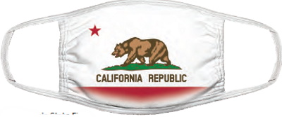 (image for) California Flag FaceMask